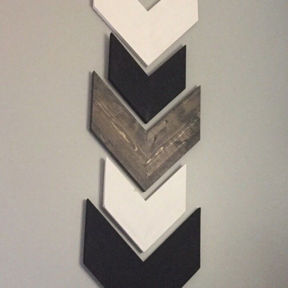 Set of 5 Wall Decor Arrows